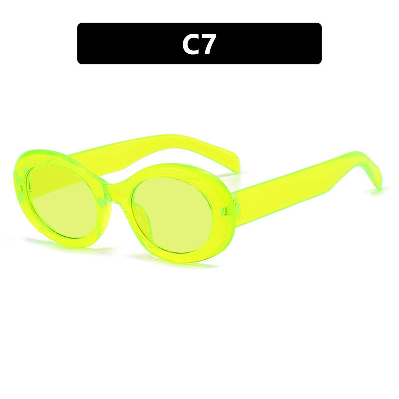 Damen trendige, transparente Sonnenbrille Brehn