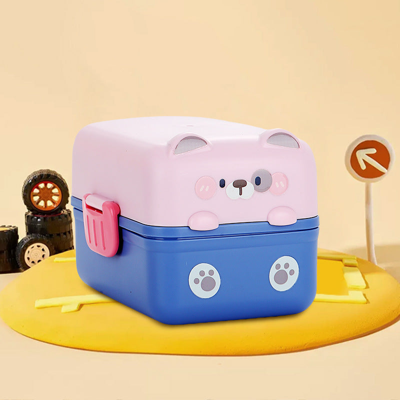 Niedlicher Tier-Themen Bento Mittagessen Behälter