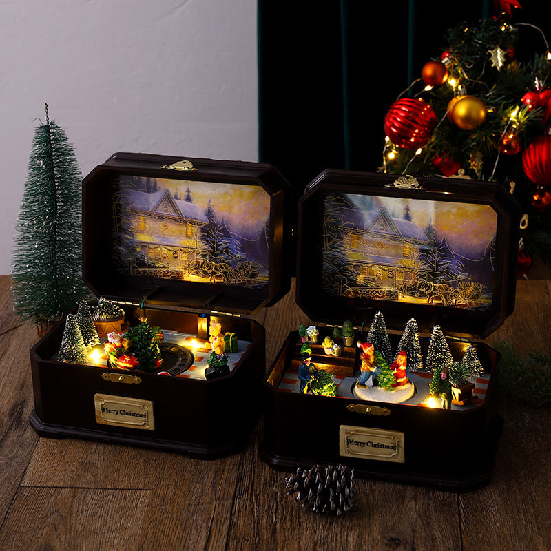 Weihnachtsdorf Spieluhr Brehn