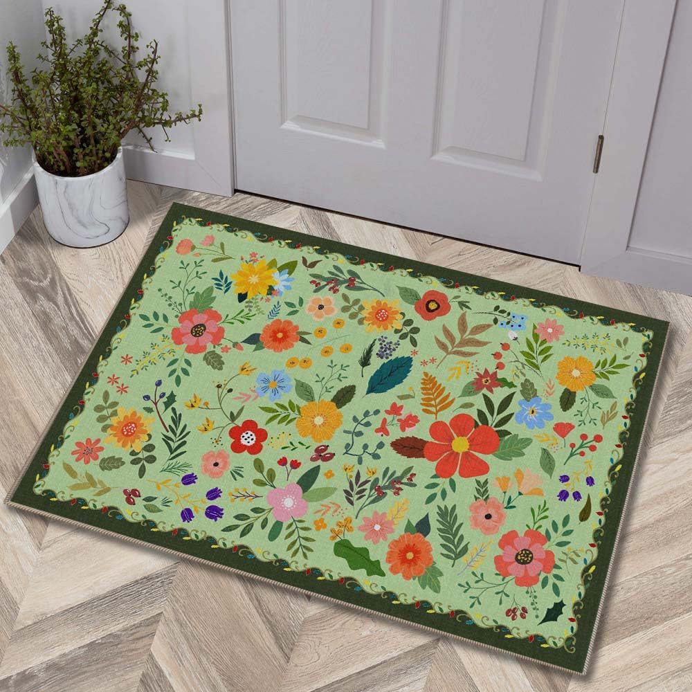 Luxuriöse Floral Design Badmatte Brehn