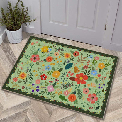 Luxuriöse Floral Design Badmatte Brehn