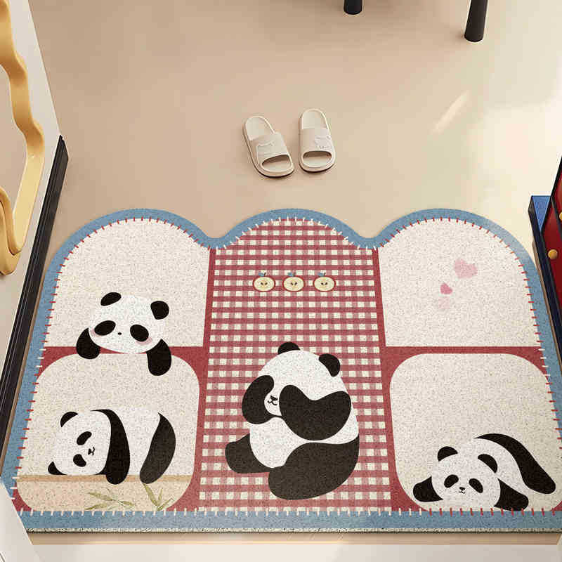 Süßes Panda-Themen Küchenmatte