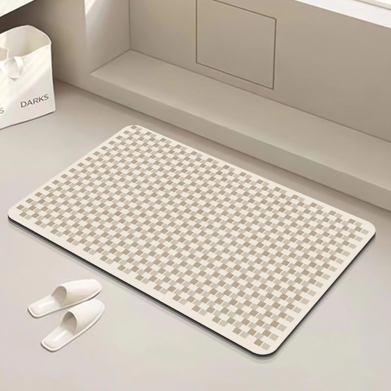 Modern Geometrische Badematte Brehn