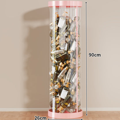 Hohe klare acryl vertikale Display-Zylinder für Mini-Parfüm- & Probeflaschen-Sammlung