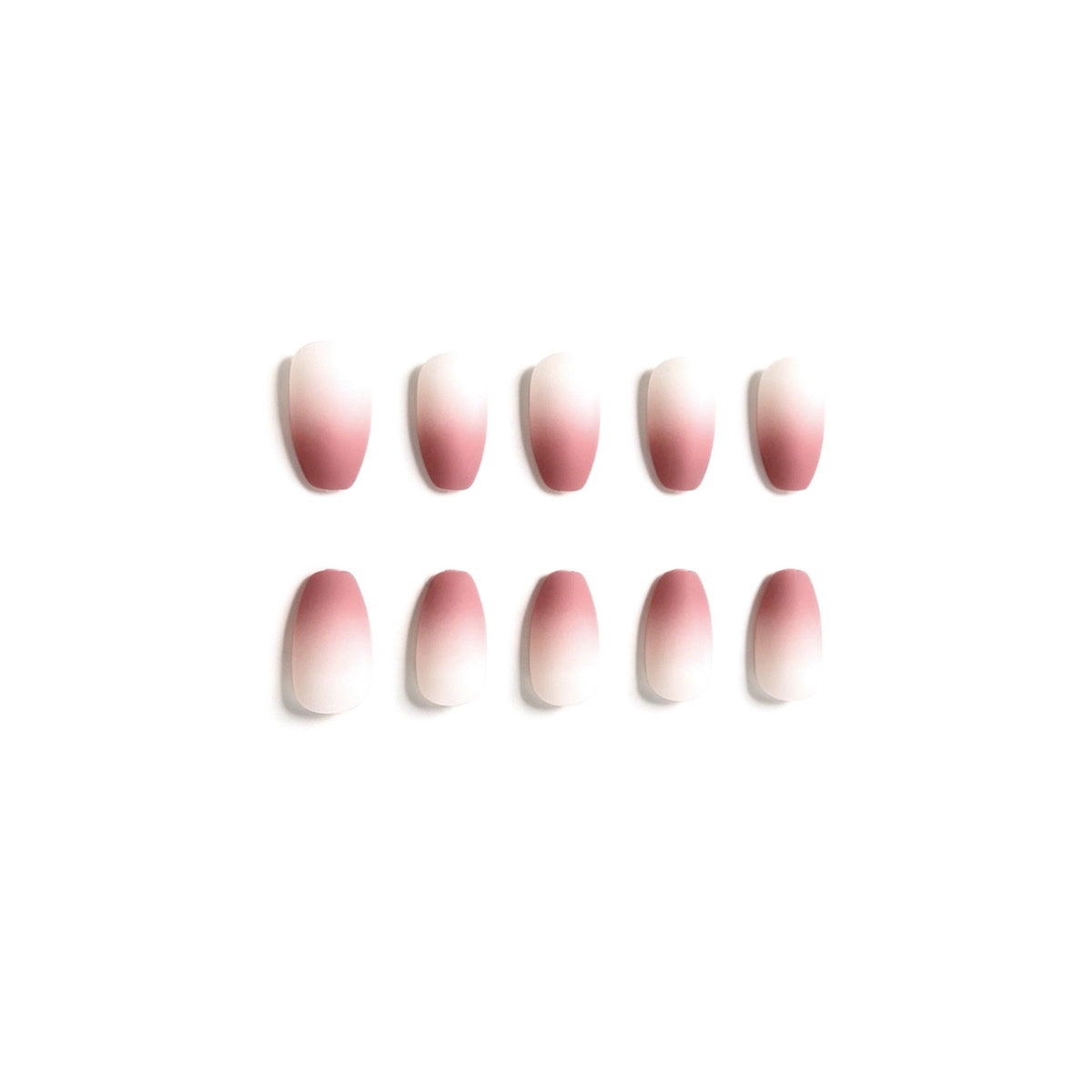 Elegante Ombre-Acryl-Nagelverlängerungen Brehn