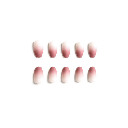 Elegante Ombre-Acryl-Nagelverlängerungen Brehn