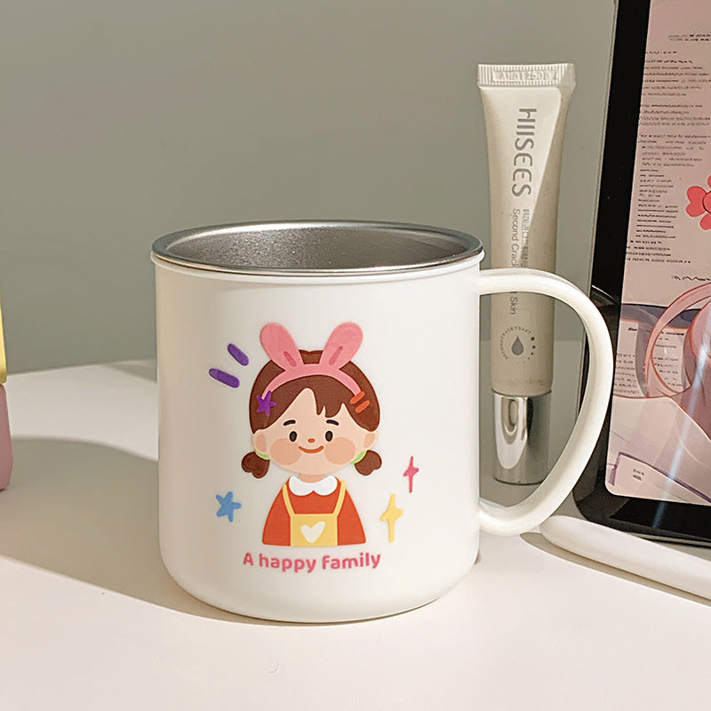 Keramiktasse mit Fröhlichem Familienmotiv Brehn 1786635457