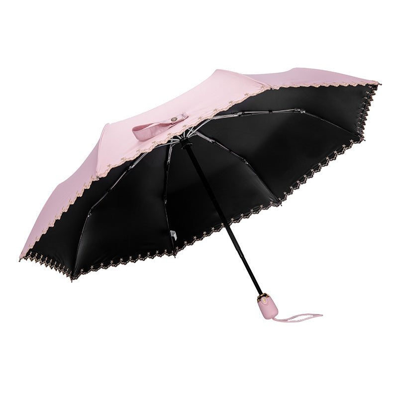 Damen eleganter Kunstfellschirm Brehn