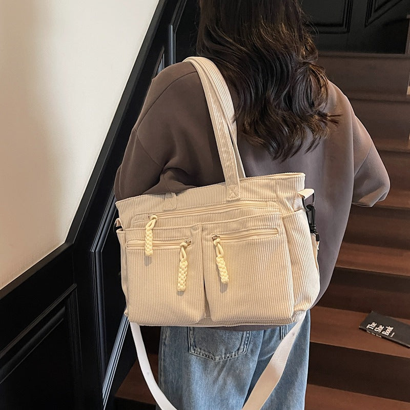 Stylische Mehrfach-Taschen-Tragetasche Brehn