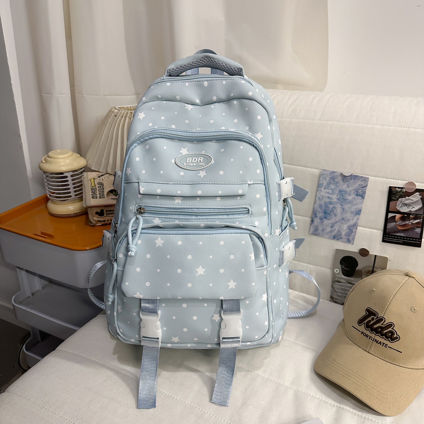 Sternmuster-Multi-Compartment-Rucksack Brehn