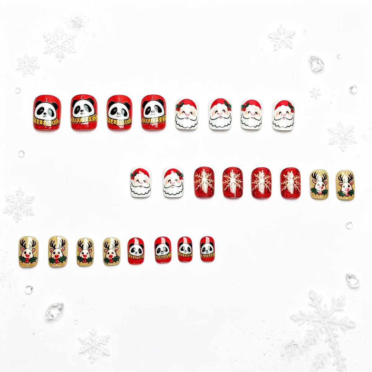 Kreative Weihnachtskunstnägel Brehn
