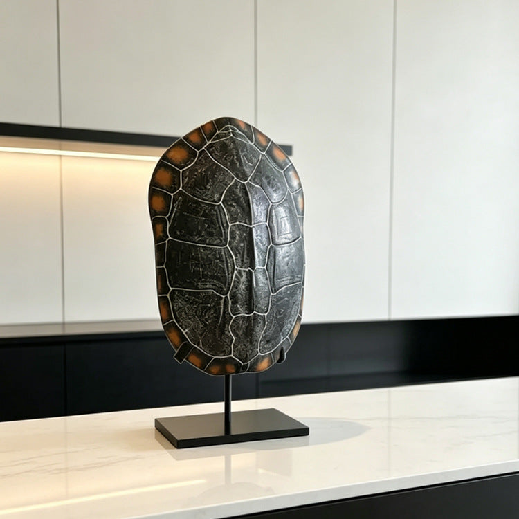 Dekorative Schildkrötenpanzer Skulptur