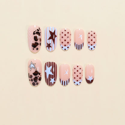 Künstlerisches Muster Nagelkunst Set Brehn