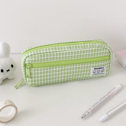 Karierter Bleistiftetui Organizer