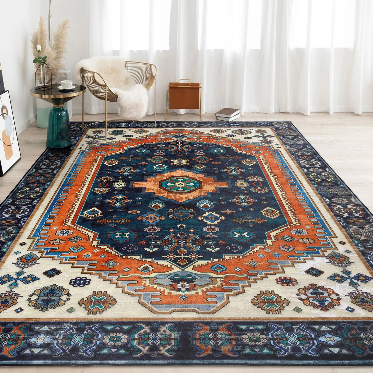 Vintage-inspirierter Teppich Brehn