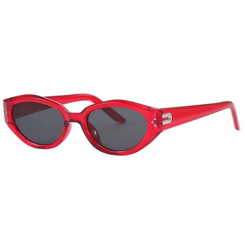 Damen modische Sonnenbrille mit animalischem Muster und stylishem Rahmen Brehn