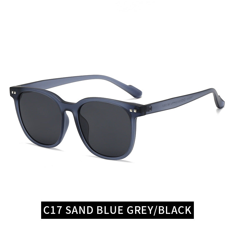 Damen zeitlose Sonnenbrille im modernen Rechteckdesign Brehn