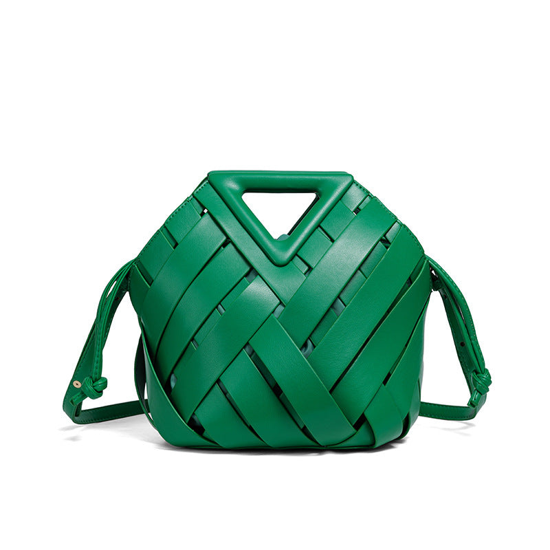 Gewebte Leder-Handtasche Brehn