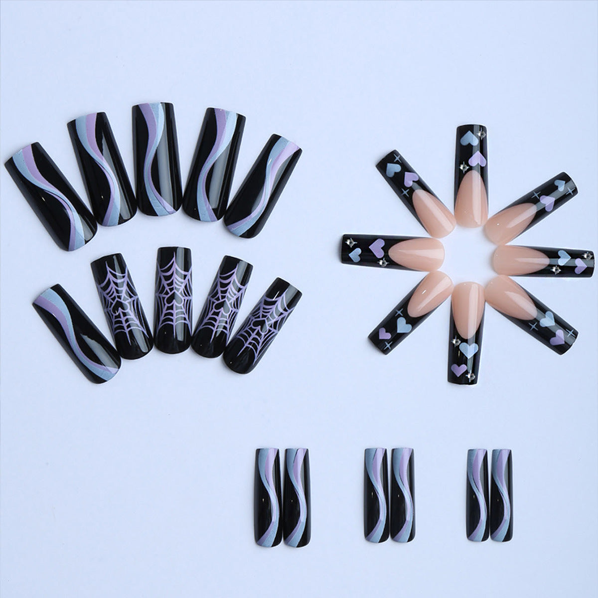 Künstliche Nagelverlängerungen mit Trendigem Design Brehn