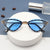 Damen Cat-Eye Sonnenbrille mit Glitzer-Details Brehn