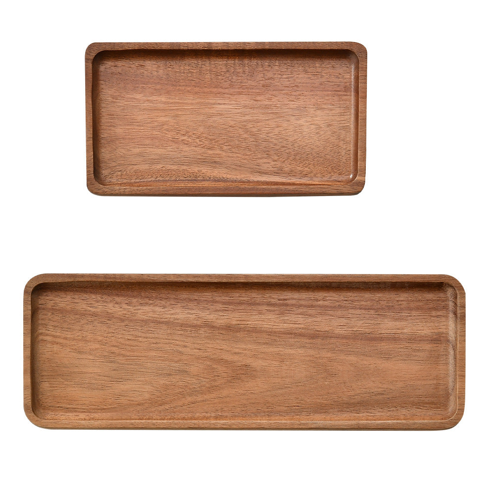 Elegantes Holzserviertablett mit Erhöhter Kante Brehn