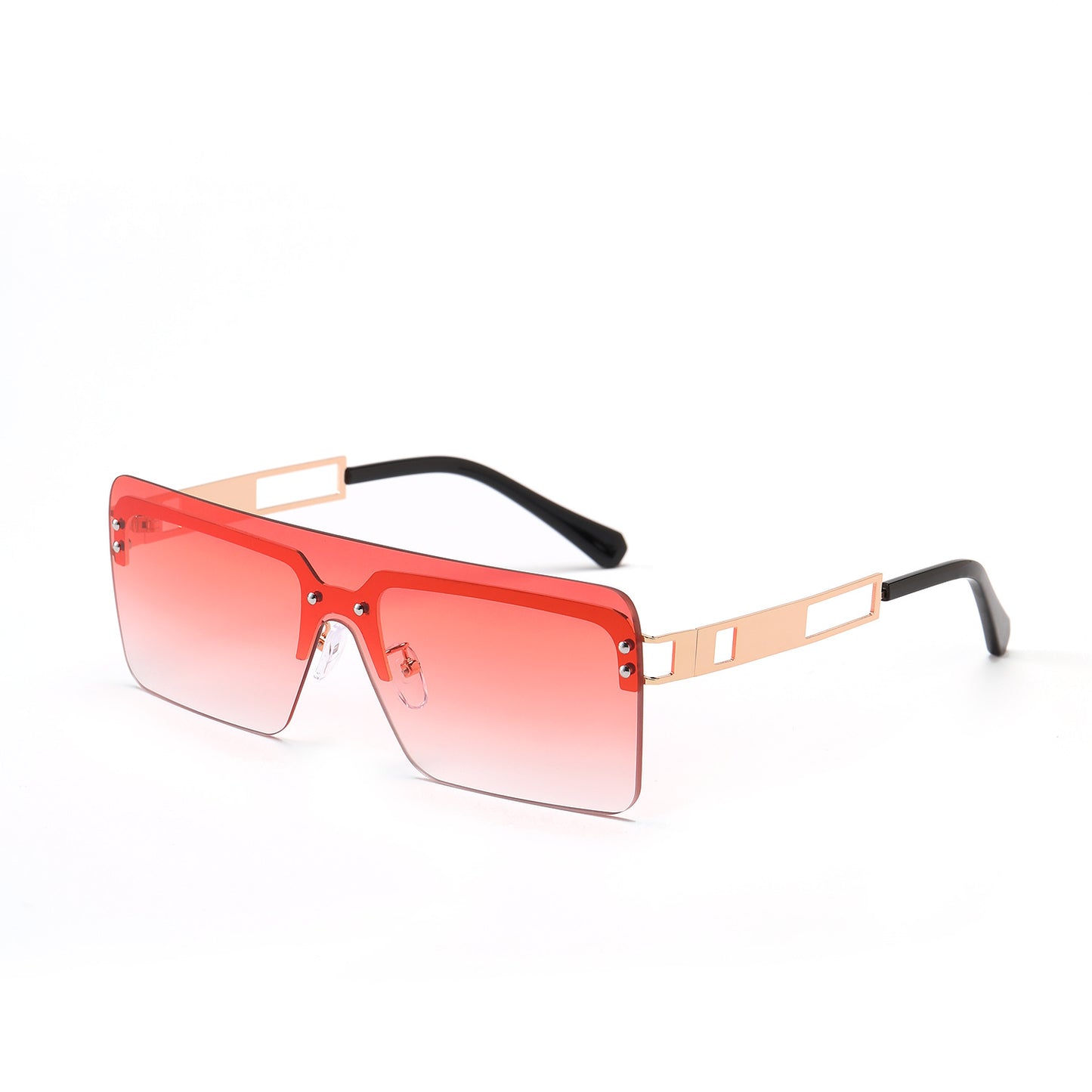 Damen oversized Sonnenbrille mit modernem geometrischem Design Brehn