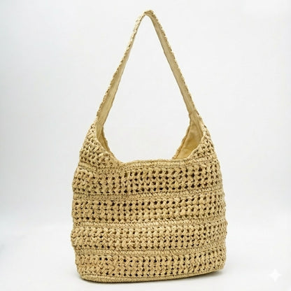 Handgefertigte Makramee Hobo-Tasche Brehn