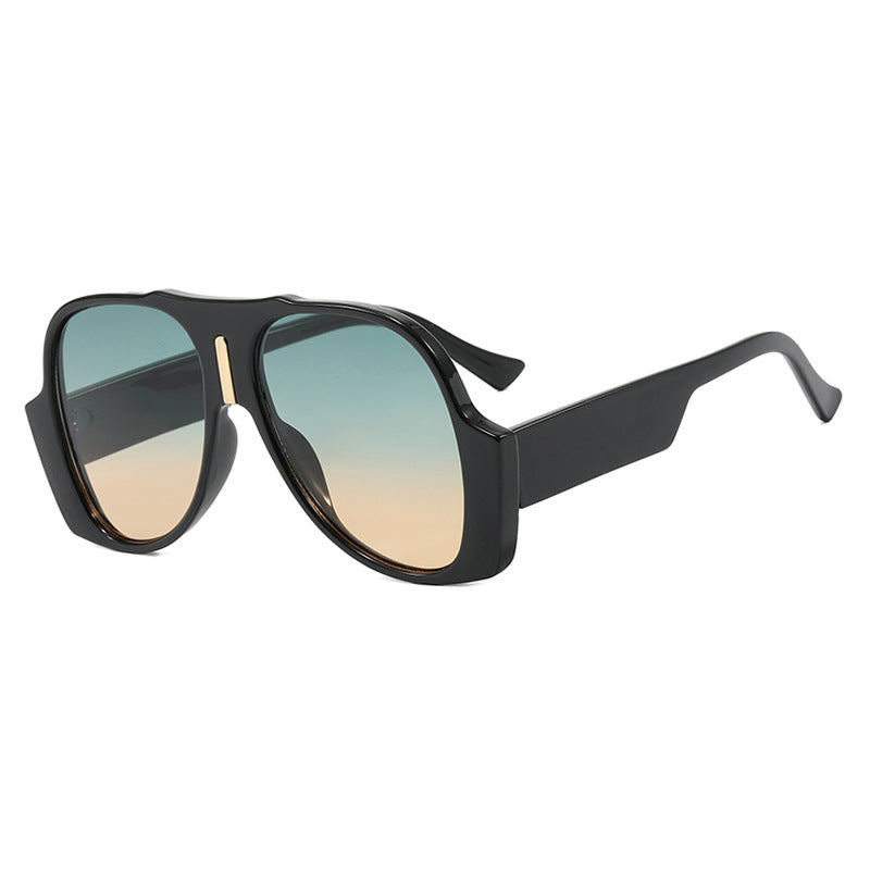 Damen quadratische Sonnenbrille mit einzigartigem tiermuster Rahmen und UV-Schutz Brehn
