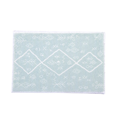 Weicher Hochflor-Badematten-Teppich mit Berber‑inspiriertem Rhombenmuster Brehn
