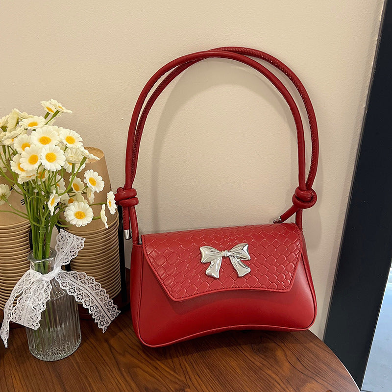 Chic Bow-Detail Handheld Clutch Bag Brehn