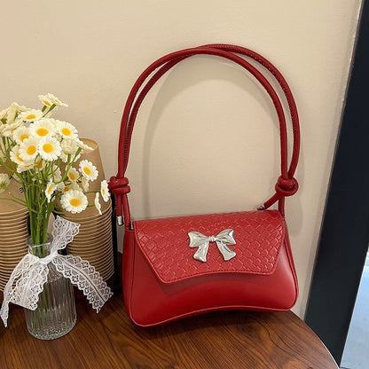 Chic Bow-Detail Handheld Clutch Bag Brehn