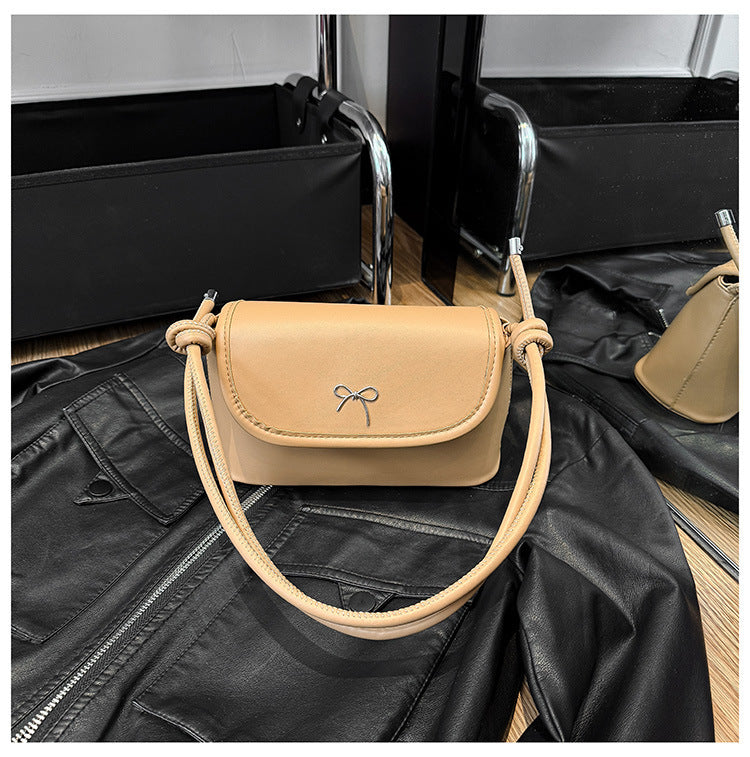 Minimalistische Schleifen-Detail Crossbody-Handtasche Brehn