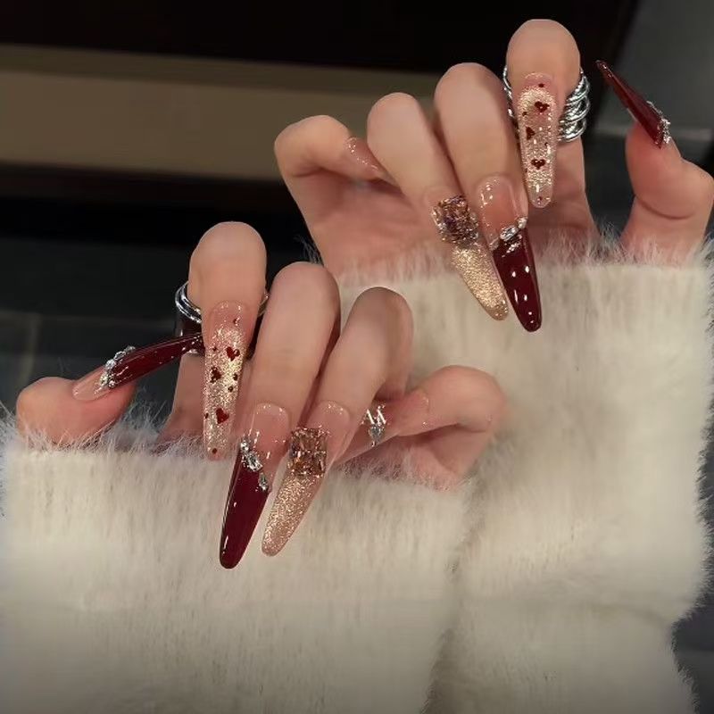 Glamouröse Themen 3D Nagelkunst Extensions Brehn