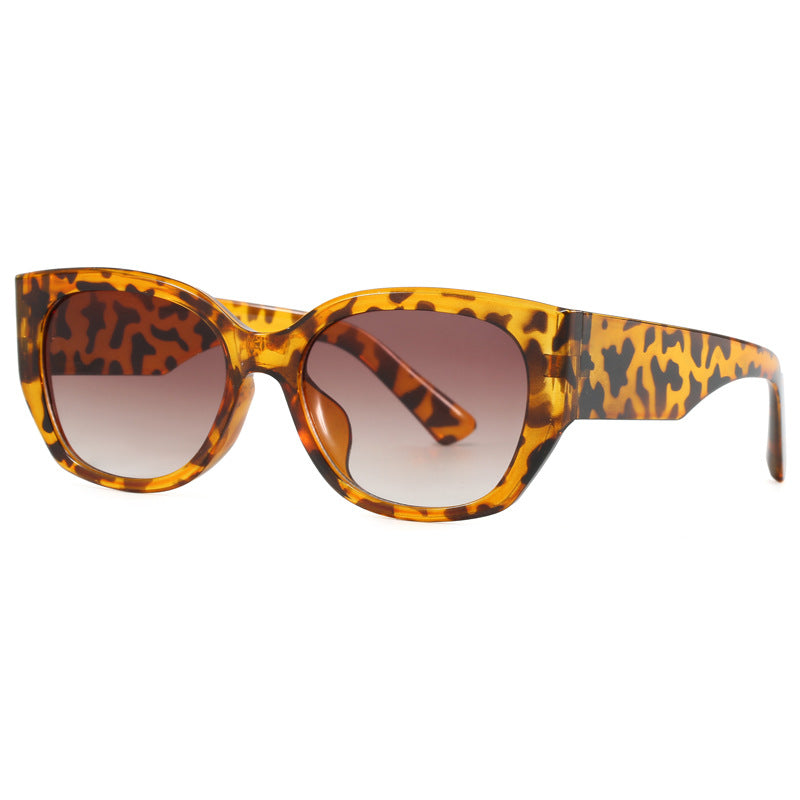 Oversized Katzenaugen-Sonnenbrille