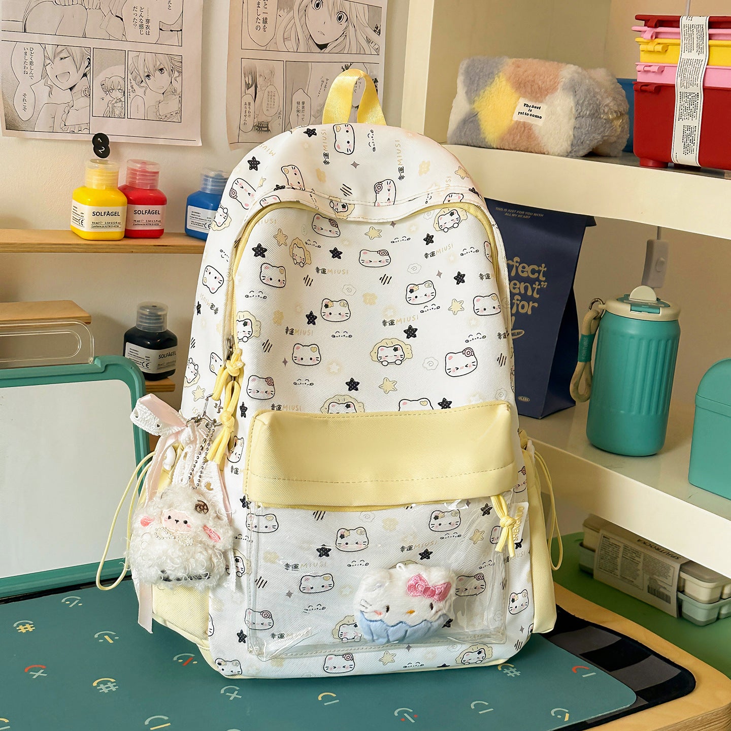 Cartoon-Charakter-Themen-Rucksack
