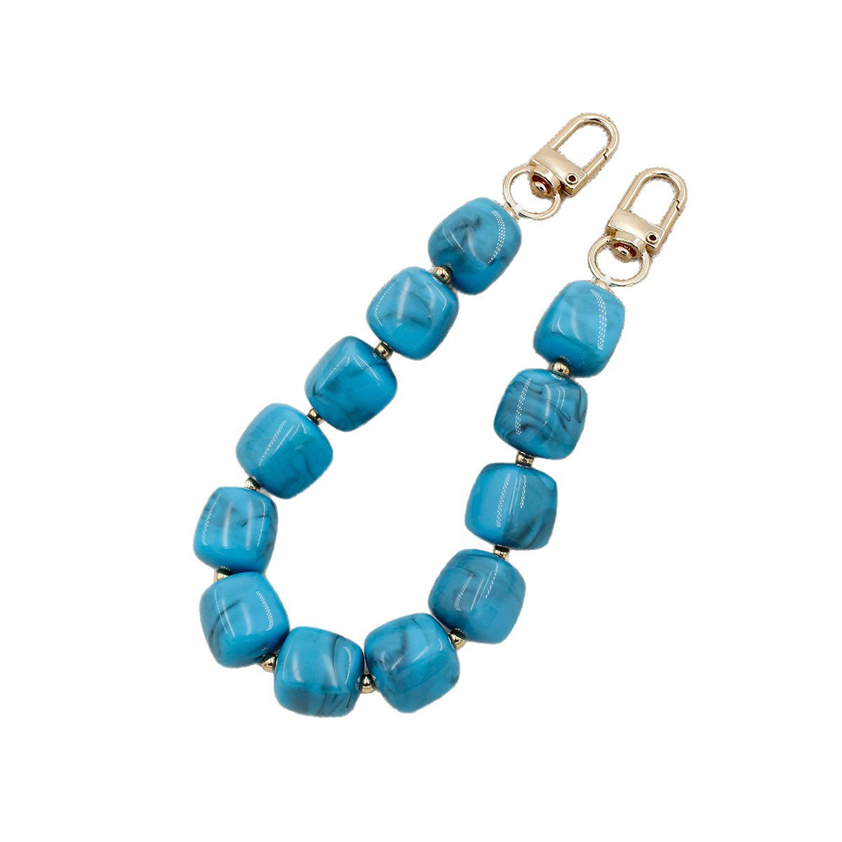 Chunky Beaded Brillen Kette Brehn