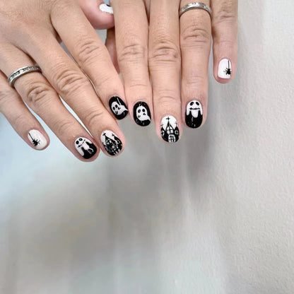 Halloween-Themen Gruselige Nagelkunst-Set