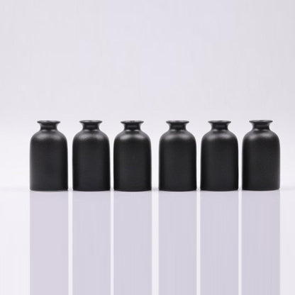 Texturiertes Keramik Blumenvasen Set