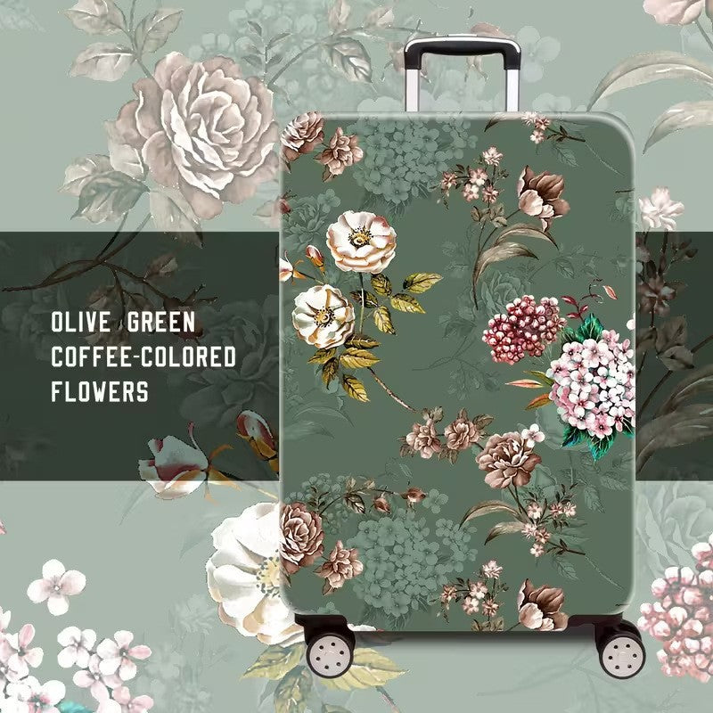 Damen Hartschalenreisekoffer mit floralen Akzenten Brehn