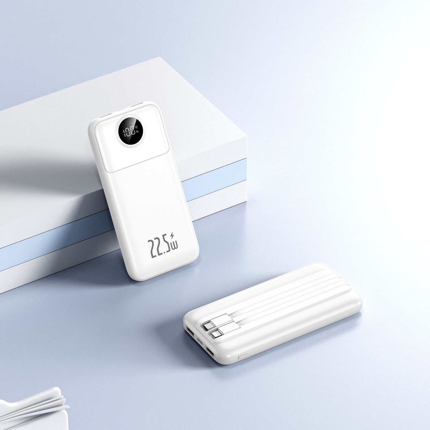 Powerbank mit extrem schneller Ladegeschwindigkeit und LED-Display Brehn