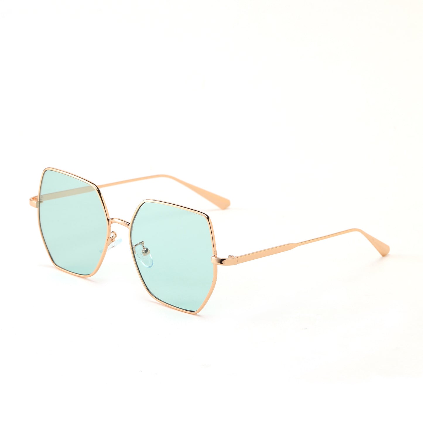 Damen modische hexagonale Sonnenbrille mit UV-Schutz Brehn