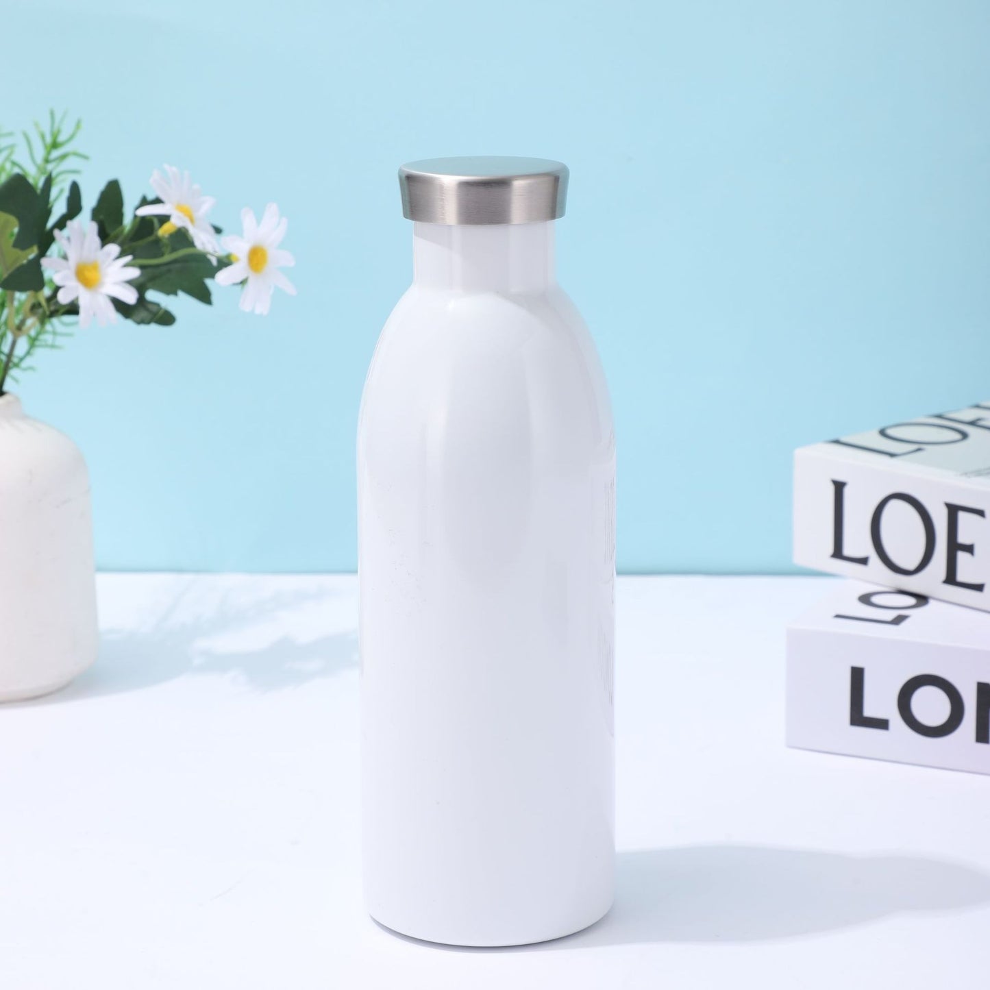 Damen Isolierte Edelstahl Trinkflasche Brehn