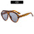 Eleganter Look Stilvolle Übergroße Katzenaugen-Sonnenbrille