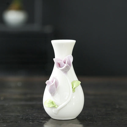 Florale Kunst Keramikvase Brehn