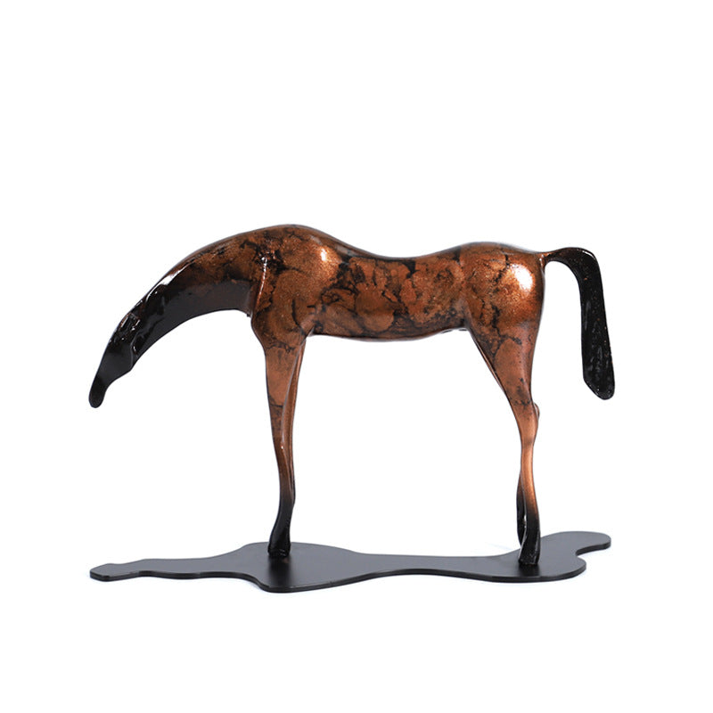 Künstlerische dekorative Pferdefigur