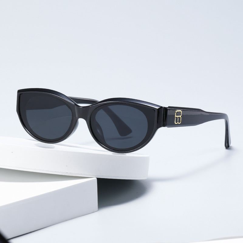 Damen trendige Cat-Eye Sonnenbrille mit luxuriösem Design Brehn