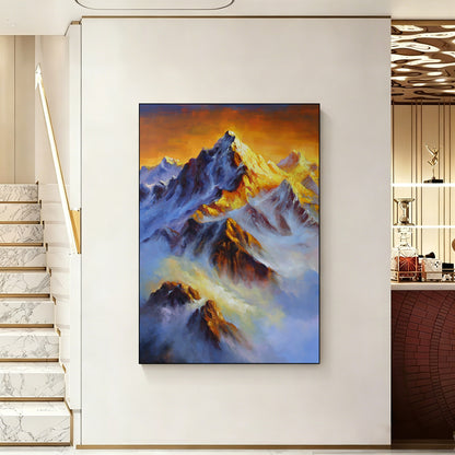 Berglandschaft Leinwandkunst für Wohnräume
