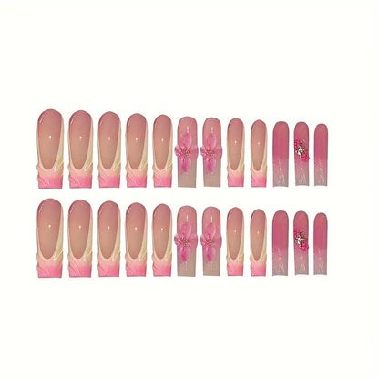 Dekorative 3D Floral Acryl Nagelverzierungen Brehn
