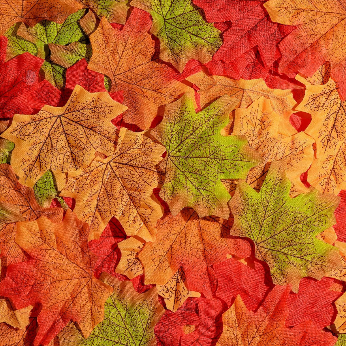 Künstliche Ahornblätter Tischdekoration aus flexiblem PU für herbstliche Gestecke