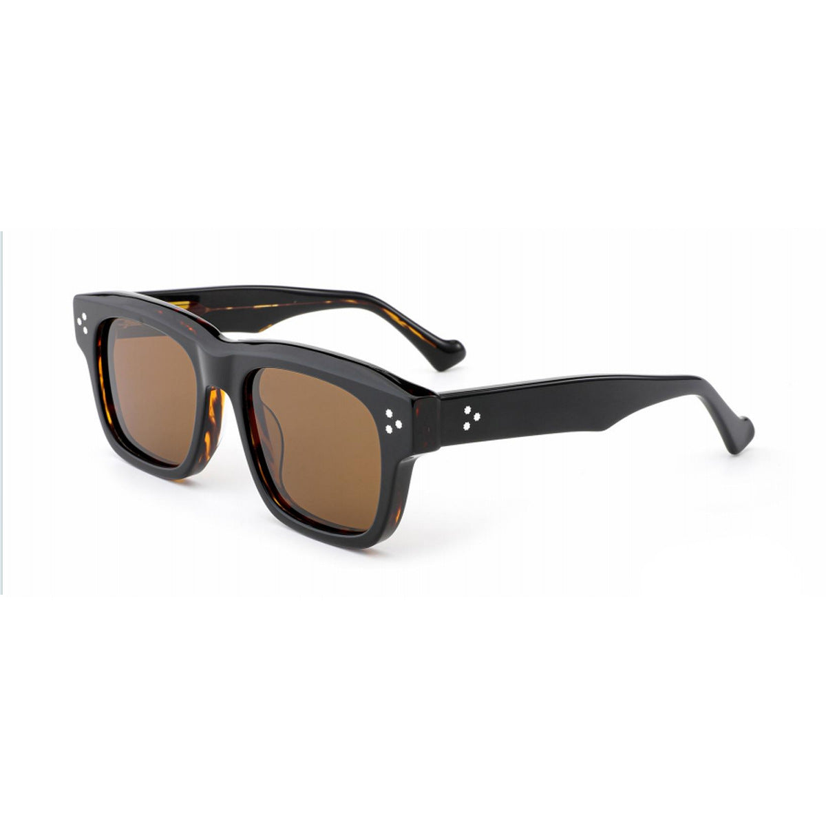 Damen Designer Sonnenbrille im retro-inspirierten Quadrat-Design mit hochwertigem Kunststoffrahmen Brehn